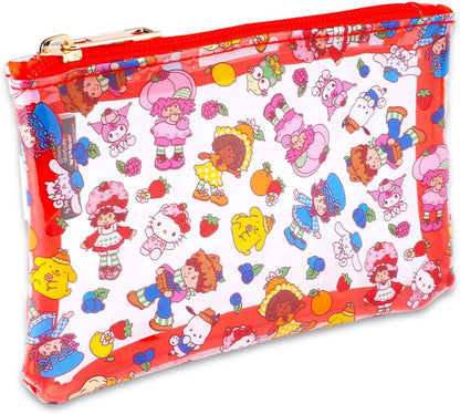 Set de 3 Bolsas Cosméticas Hello Kitty & Friends Sanrio con Stickers