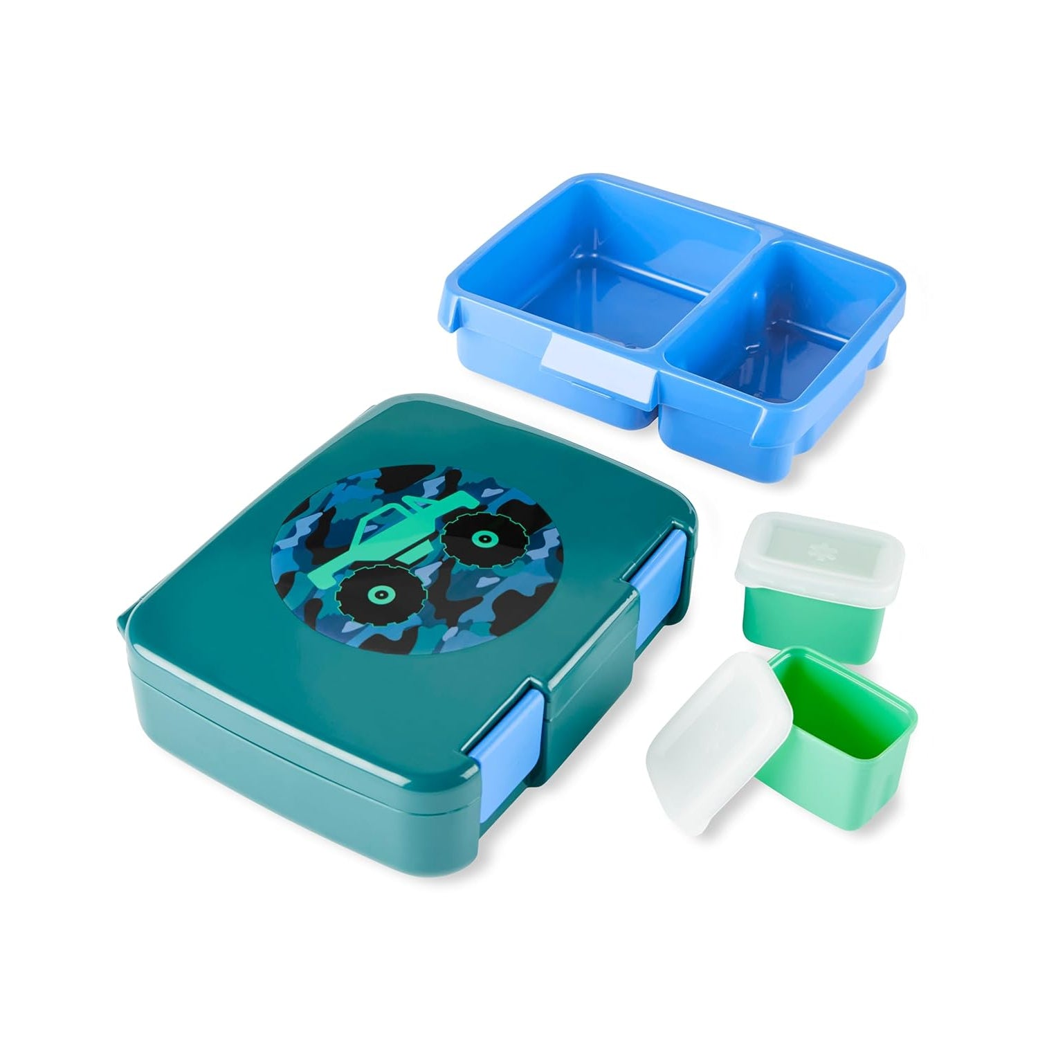 Skip Hop Spark 9Q336410 - Lonchera Tipo Bento Box Diseño Truck