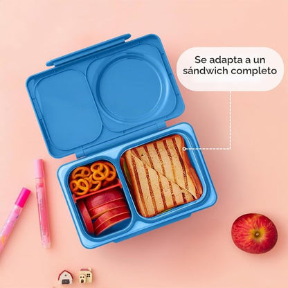 Lonchera OmieBoxUP Azul Cósmico - Lonchera Térmica Premium OMUP05