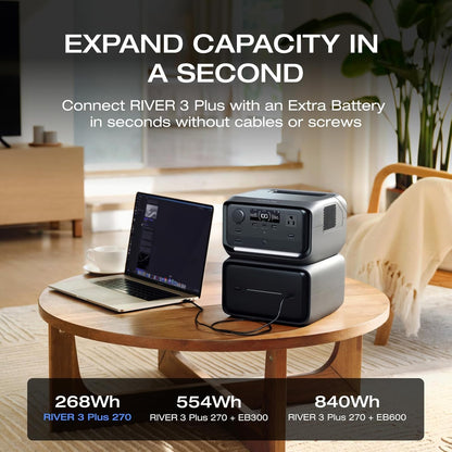 ESTACION PORTATIL ECOFLOW RIVER 3 PLUS 268WH