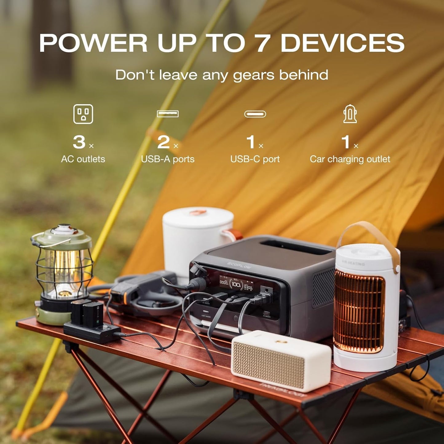 ESTACION PORTATIL ECOFLOW RIVER 3 PLUS 268WH