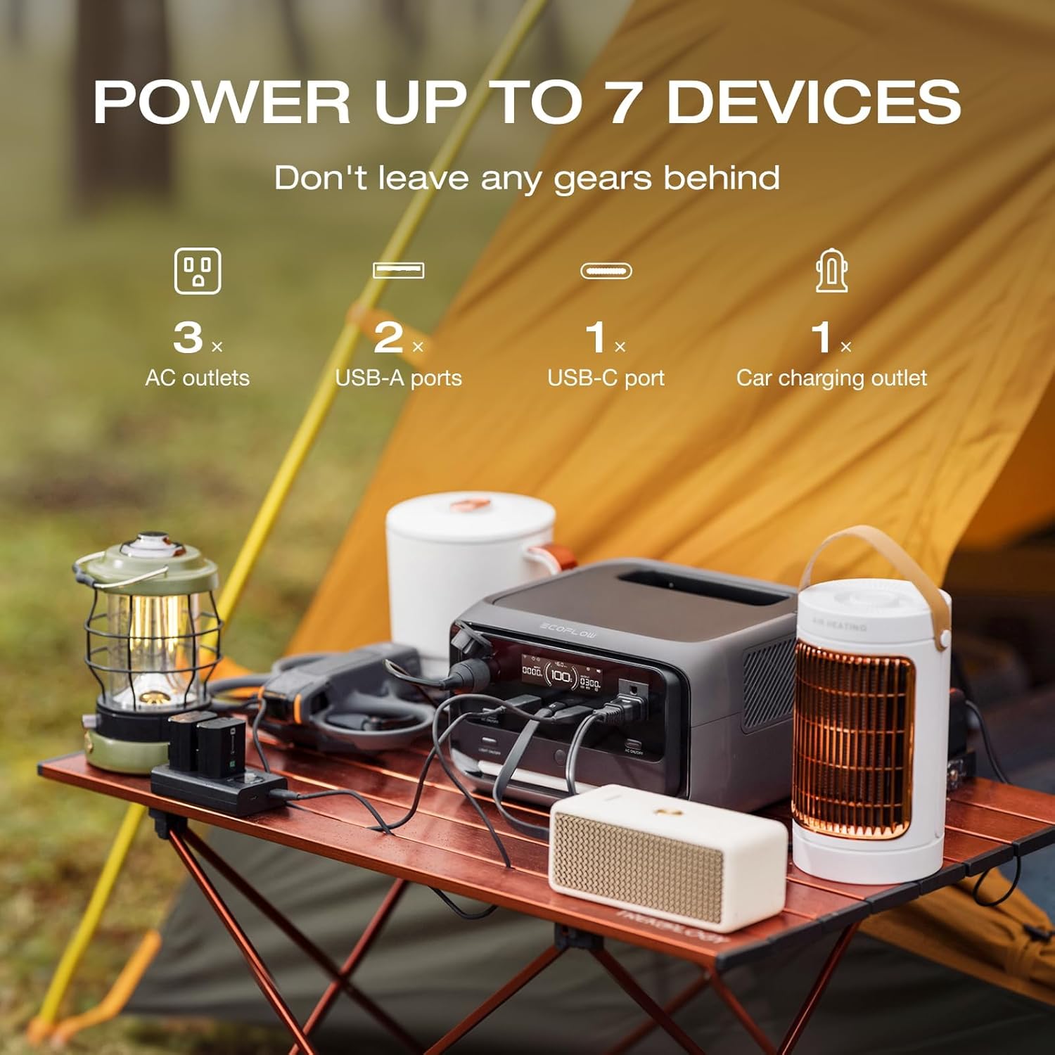 ESTACION PORTATIL ECOFLOW RIVER 3 PLUS 268WH