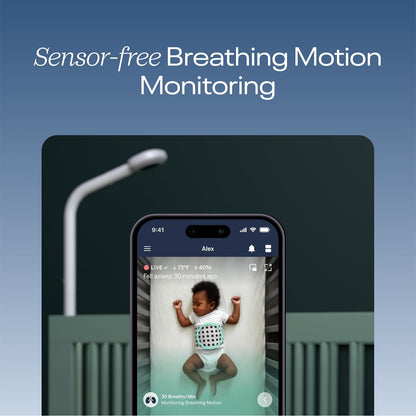 Monitor de Bebé Inteligente Nanit Pro con Soporte de Piso Gen 2 N303NW