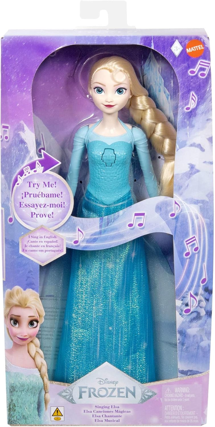 Muñeca Disney Frozen Elsa con Luces Mágicas y Sonidos – Mattel JDX44