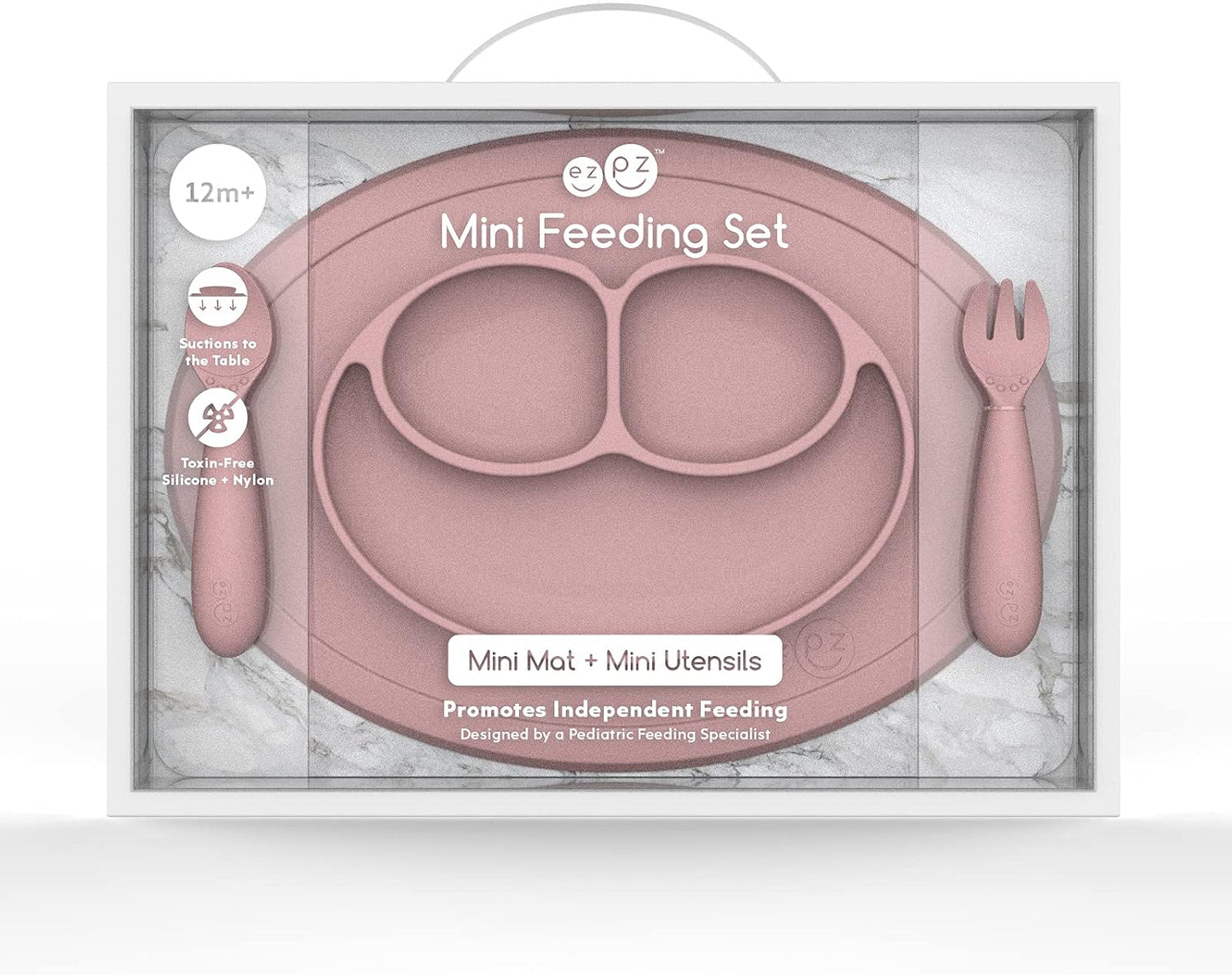 Set de Alimentación EZPZ Mini Feeding Set Blush PKMFB005