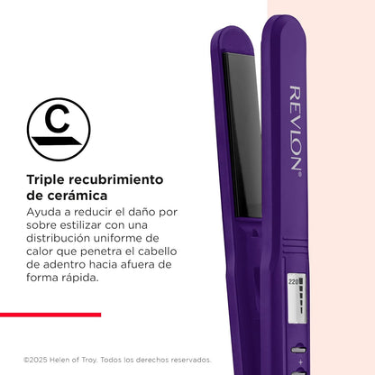 Combo Revlon Control Frizz: Secadora 1875W + Plancha Cerámica 1"