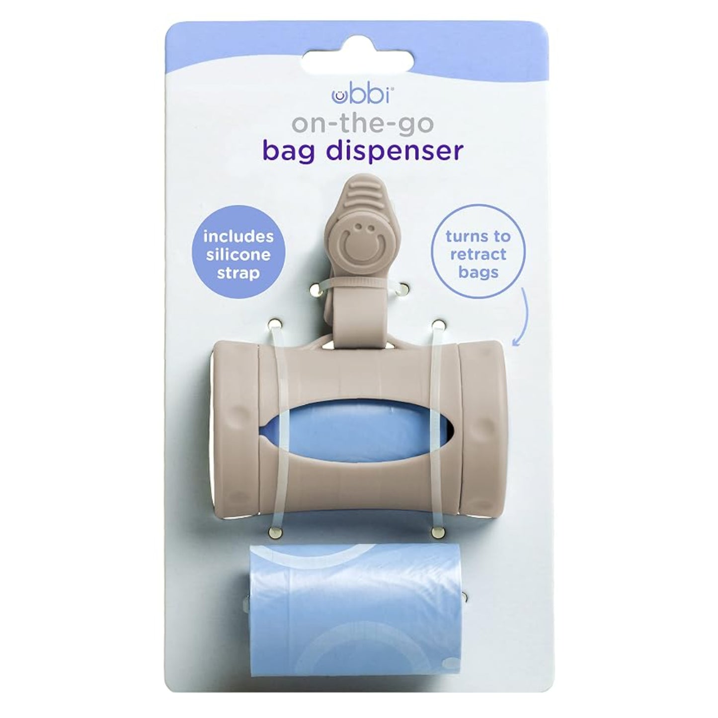 Dispensador de Bolsas Taupe Ubbi 10204