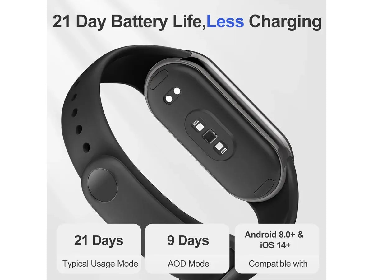Xiaomi Smart Band 10 – Pantalla AMOLED 1.72" y 21 Días de Batería