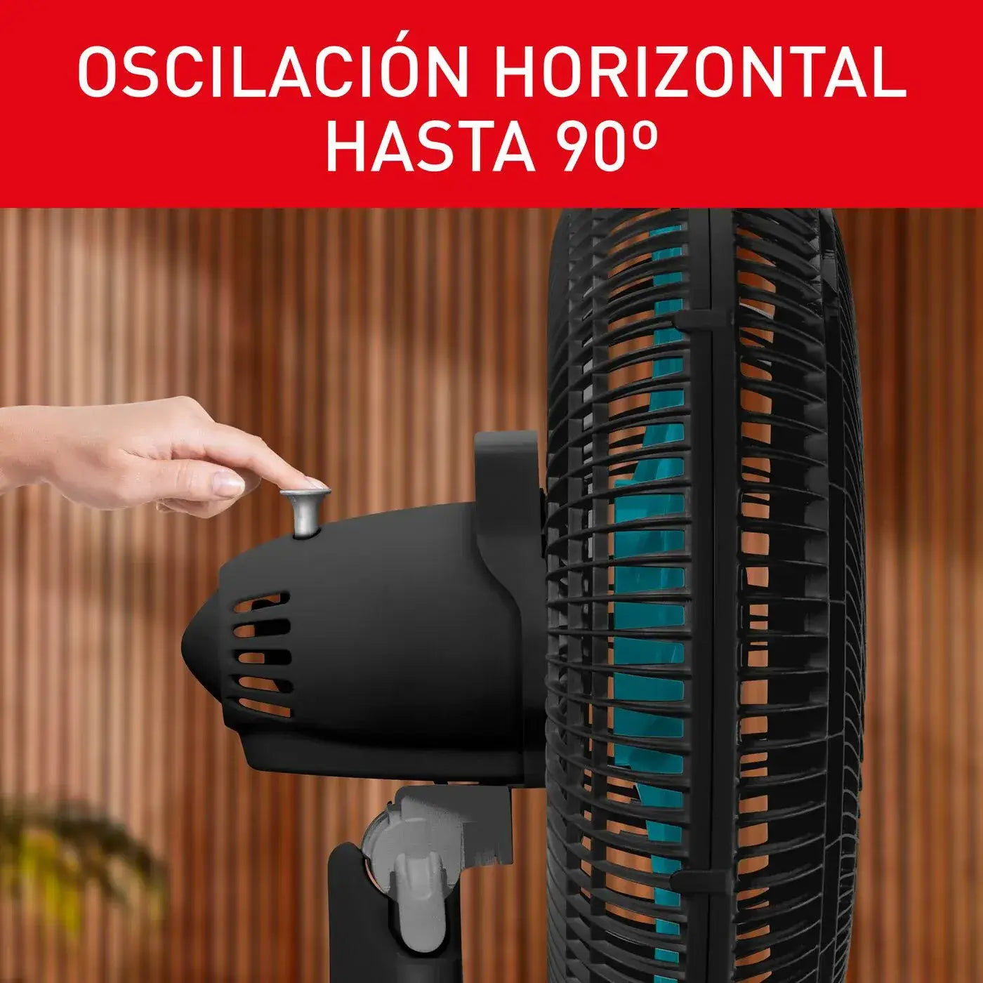 Ventilador Pedestal Samurai 16" Air Essential Negro