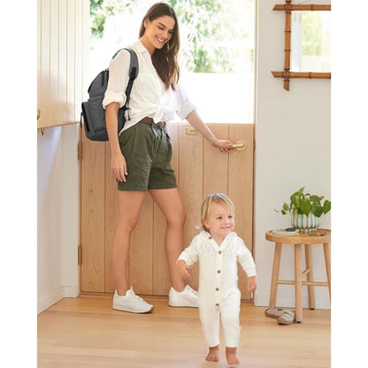 Pañalera Morral Forma Gris 203107