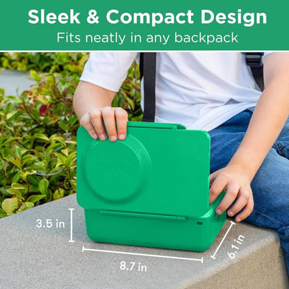 Lonchera Térmica Estilo Bento OmieBox Up Verde Jade OMUP17