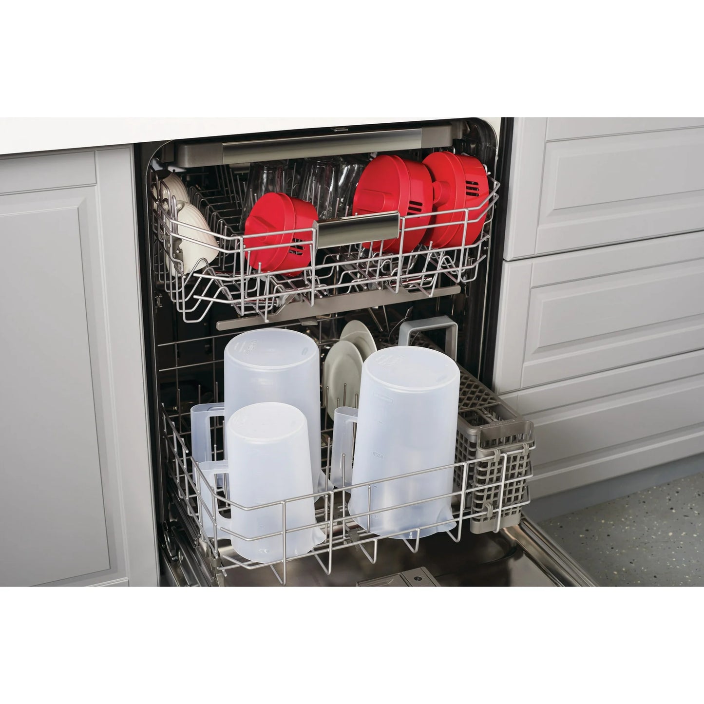 Pichel Redondo Rubbermaid 3.78 Litros (1 Galón) con Tapa de 3 Posiciones
