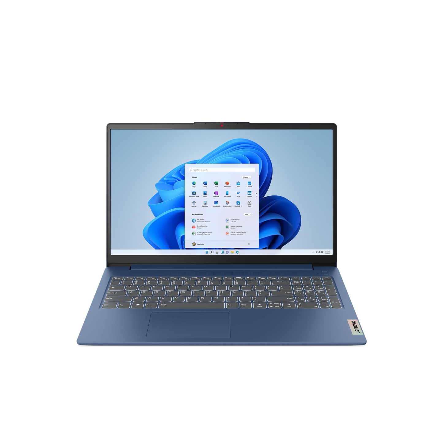 Laptop Lenovo IdeaPad Slim 3 15AMN8 AMD Ryzen 5 7520U 16GB RAM 512GB SSD 15.6" FHD Abyss Blue