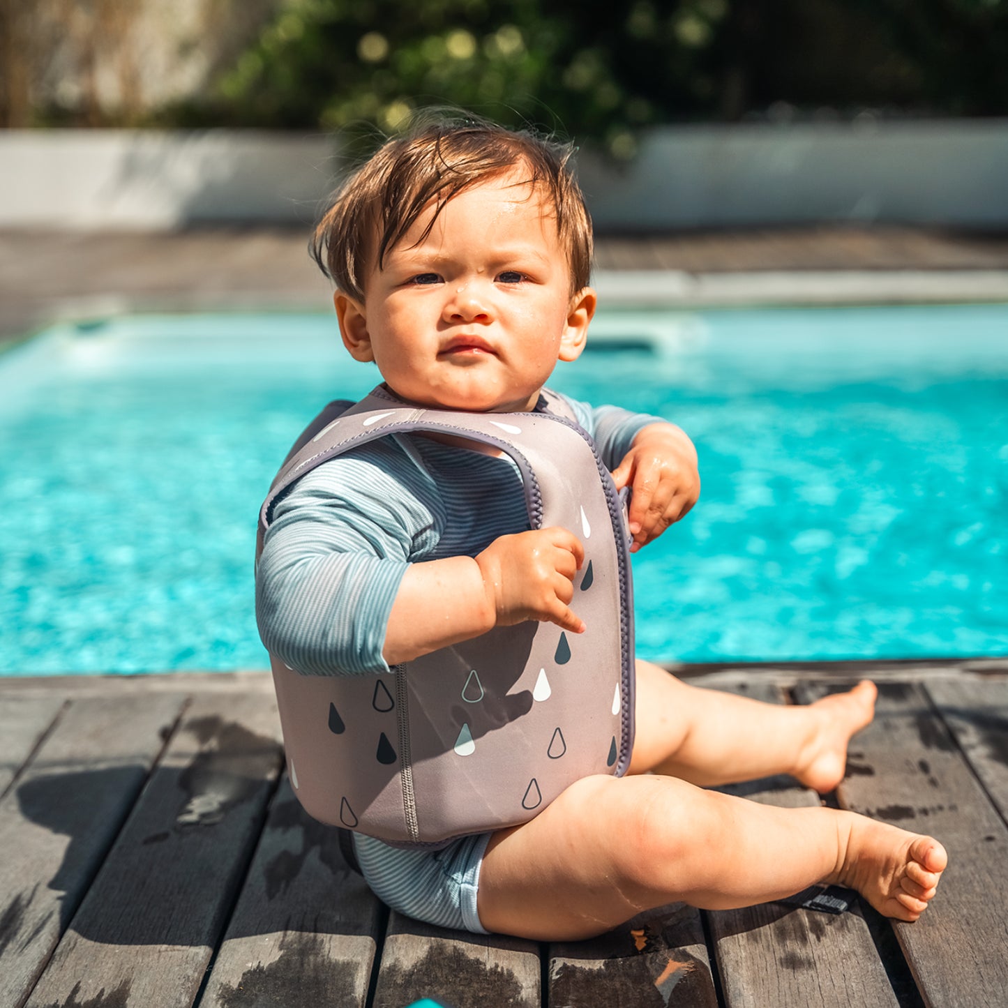 CHALECO SALVAVIDAS EVOLUTIVO | 18 A 36 MESES | COLOR ARENA