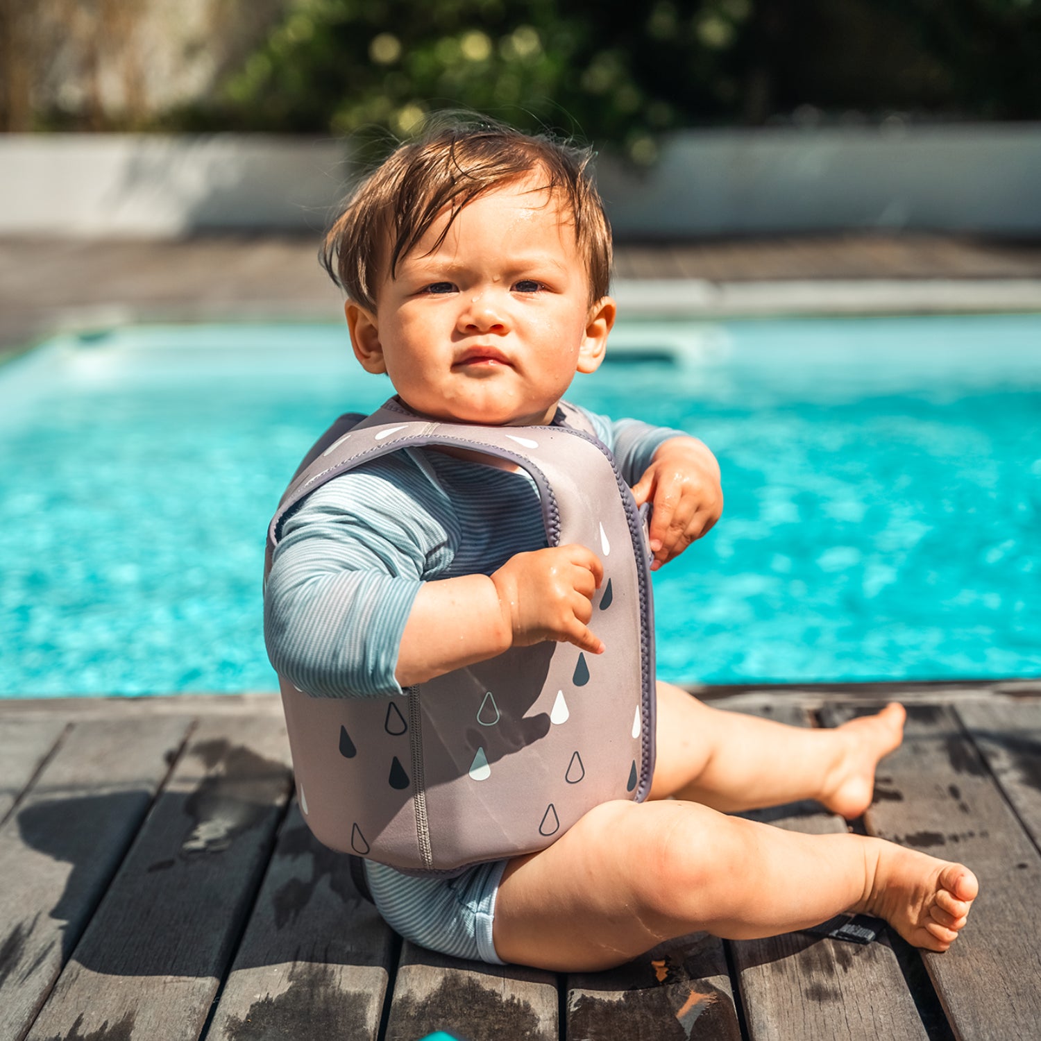 CHALECO SALVAVIDAS EVOLUTIVO | 18 A 36 MESES | COLOR ARENA