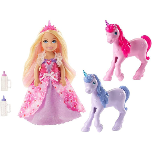 BARBIE DREAMTOPIA PRINCESS CHELSEA AND UNI