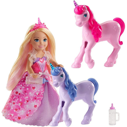 BARBIE DREAMTOPIA PRINCESS CHELSEA AND UNI