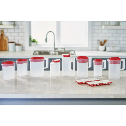 Pichel Redondo Rubbermaid 3.78 Litros (1 Galón) con Tapa de 3 Posiciones