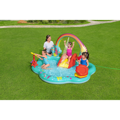 THE LITTLE MERMAID INFLATABLE PLAYSET 2.21X1.93X1.