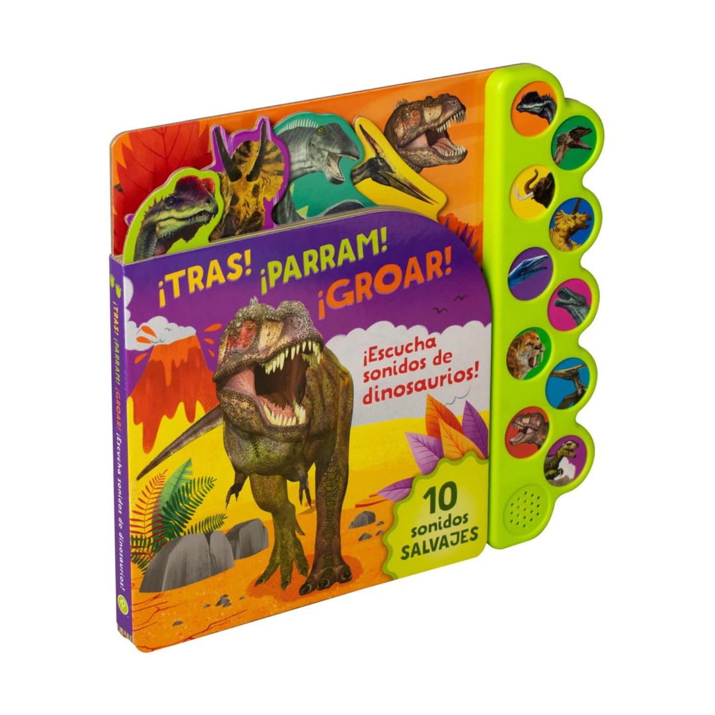 Libro Infantil Escucha: Sonidos de Dinosaurios - Experiencia Sensorial Interactiva (9781646380053)