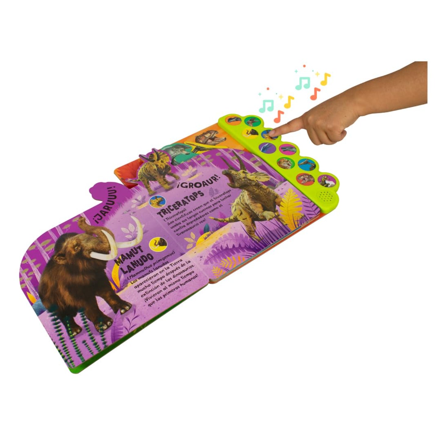Libro Infantil Escucha: Sonidos de Dinosaurios - Experiencia Sensorial Interactiva (9781646380053)