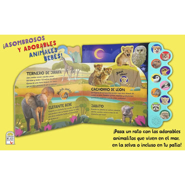 Libro Infantil Escucha: Sonidos Adorables Bebés Animales - Edición Interactiva con Sonido (9781646386628)
