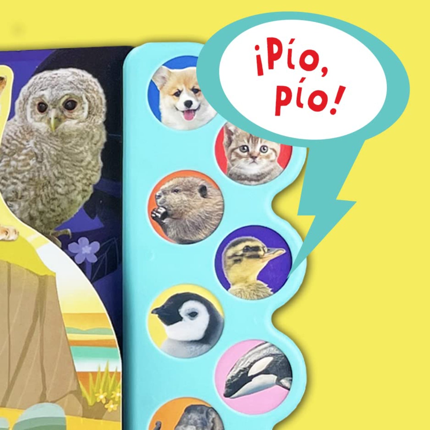 Libro Infantil Escucha: Sonidos Adorables Bebés Animales - Edición Interactiva con Sonido (9781646386628)