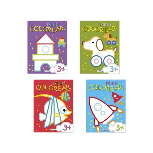 Libro de Actividades Colección Multi Colorear 3+ - Cuaderno de Dibujo para Preescolares (9788491783466)