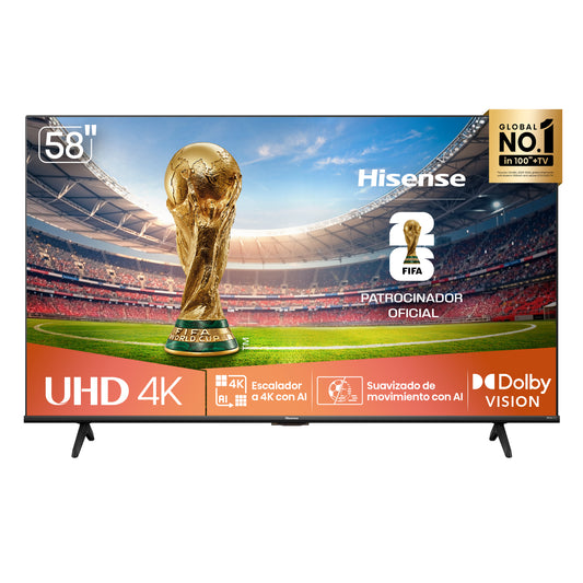 TV HISENSE LED 58 SMART VIDAA UHD 4K