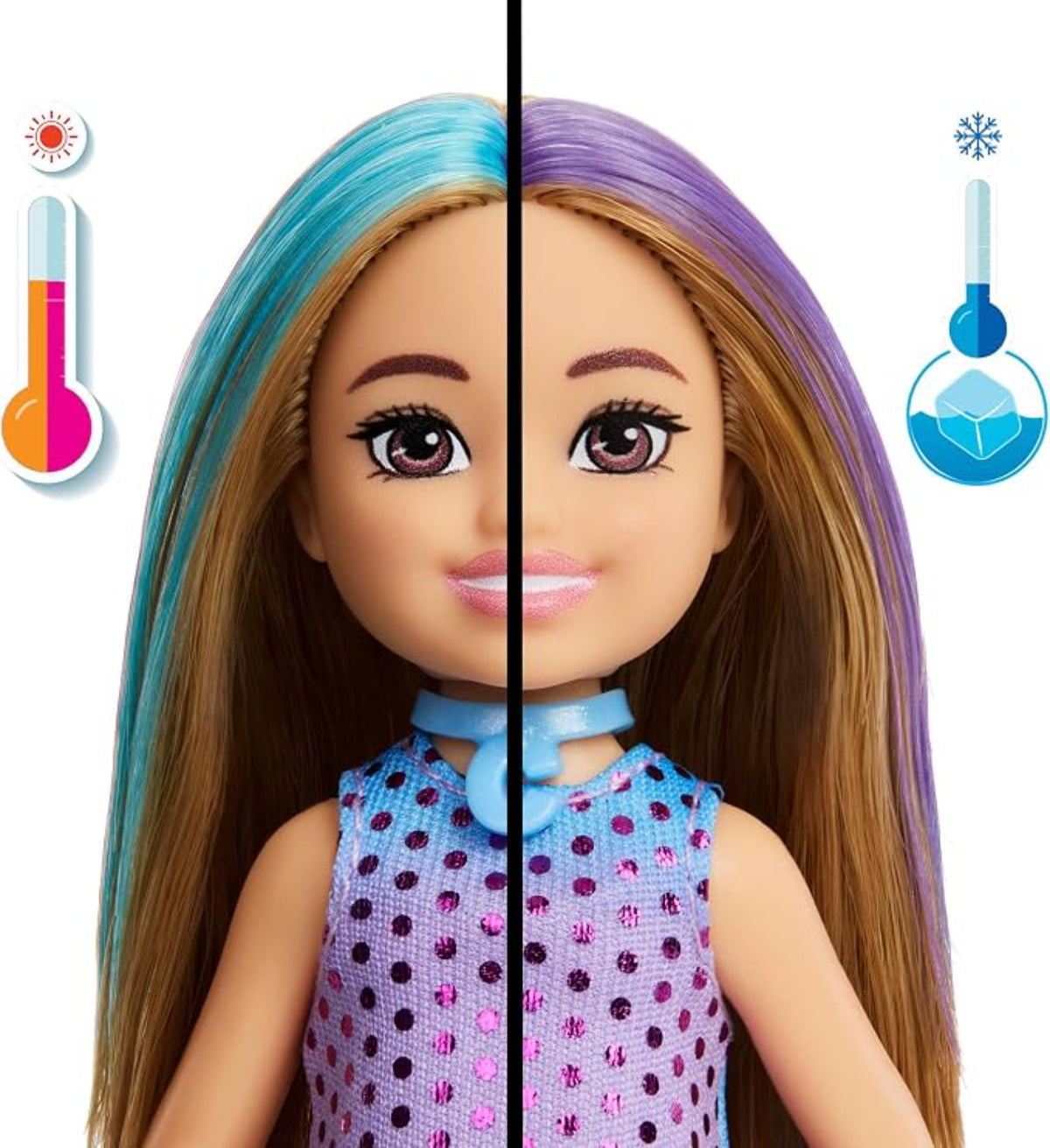 BARBIE CHELSEA FIESTA GLAMOUR SORPRESA