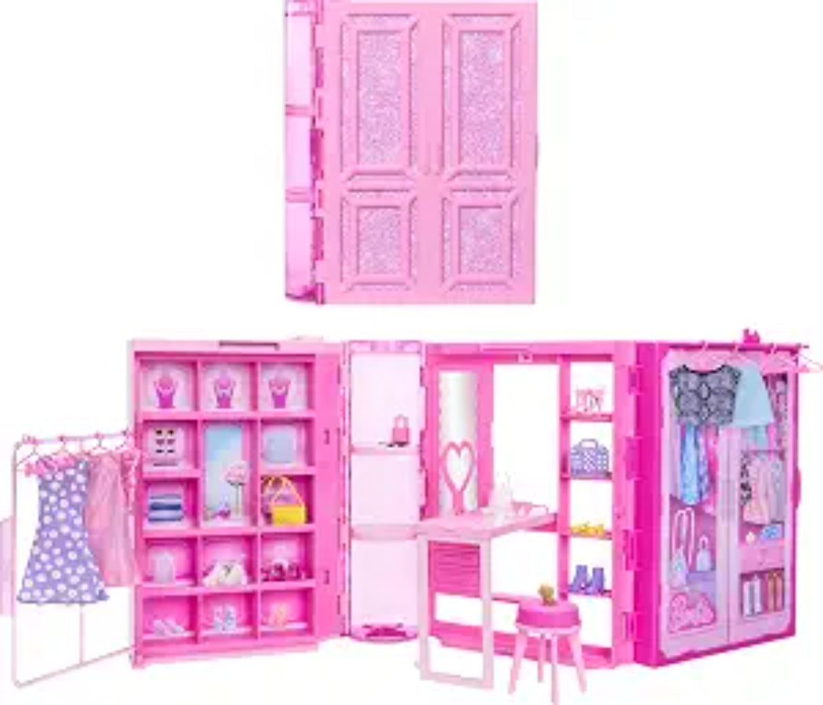 BARBIE CLOSET CACCESORIOS Y MUECA