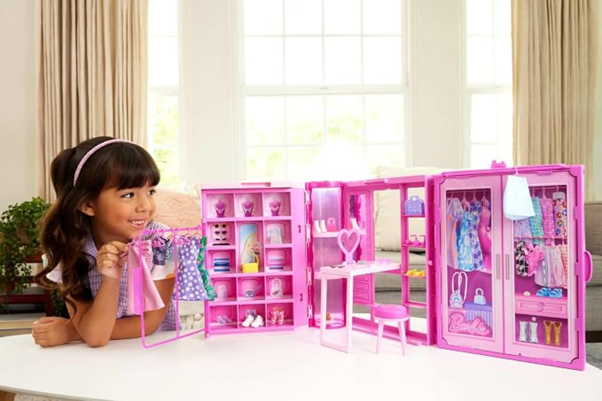 BARBIE CLOSET CACCESORIOS Y MUECA