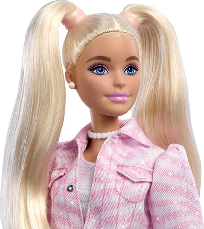 BARBIE DLX STYLE MUECA CCHAMARRA ROSA
