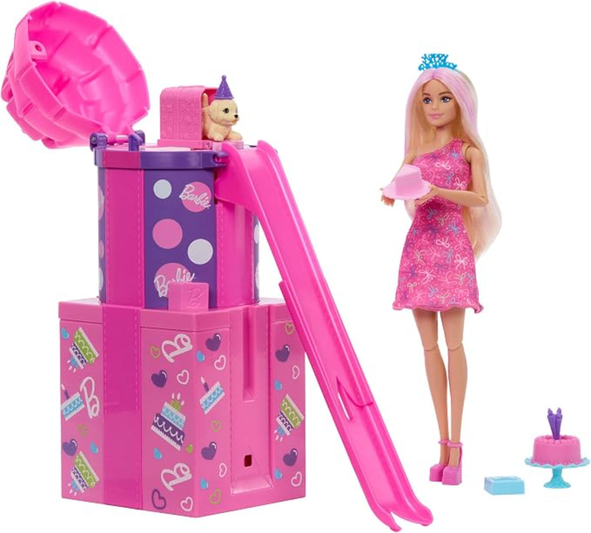BARBIE PARTY UNBOXED RESBALADILLA