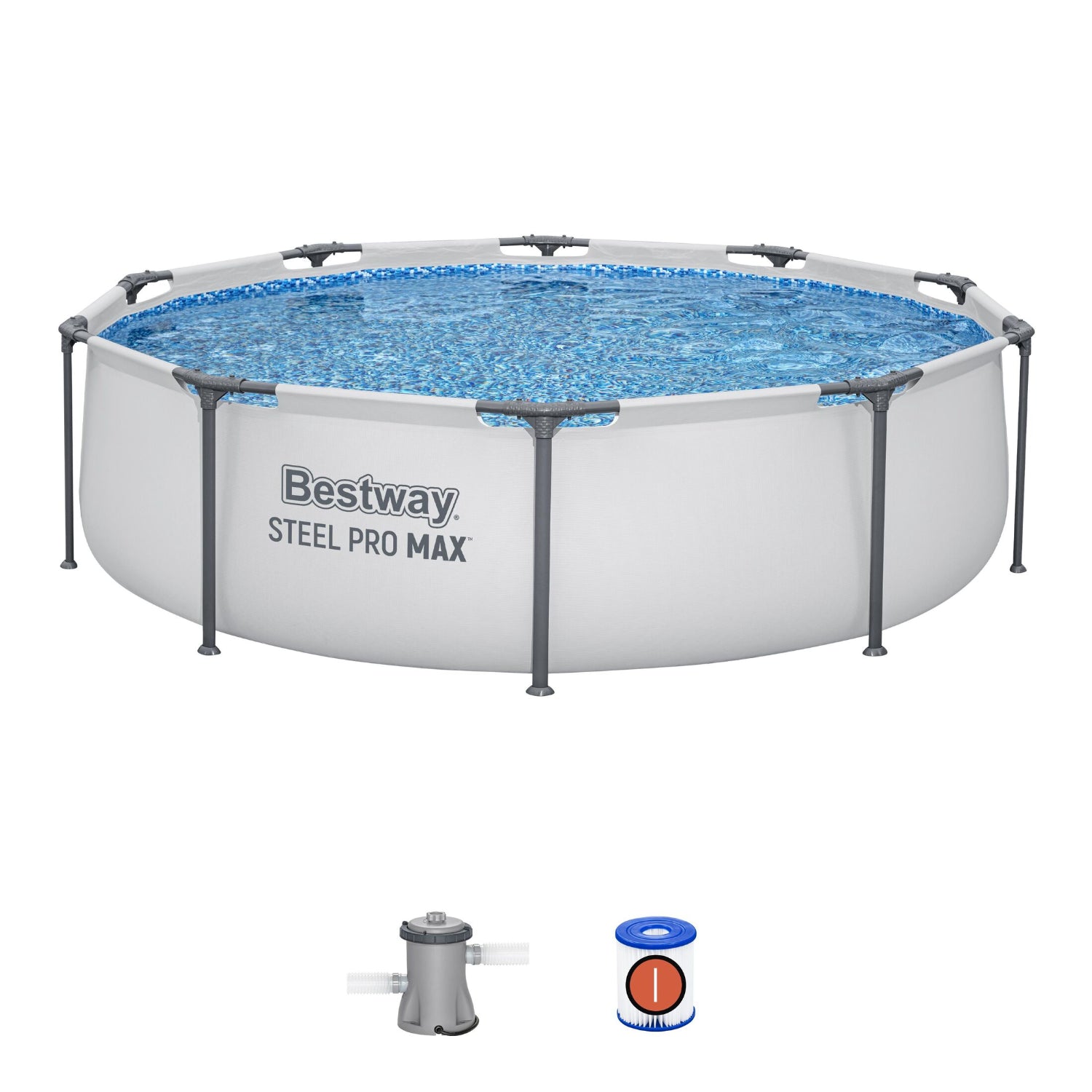 PISCINA TUBOS REDONDA 3.05Mx76CM