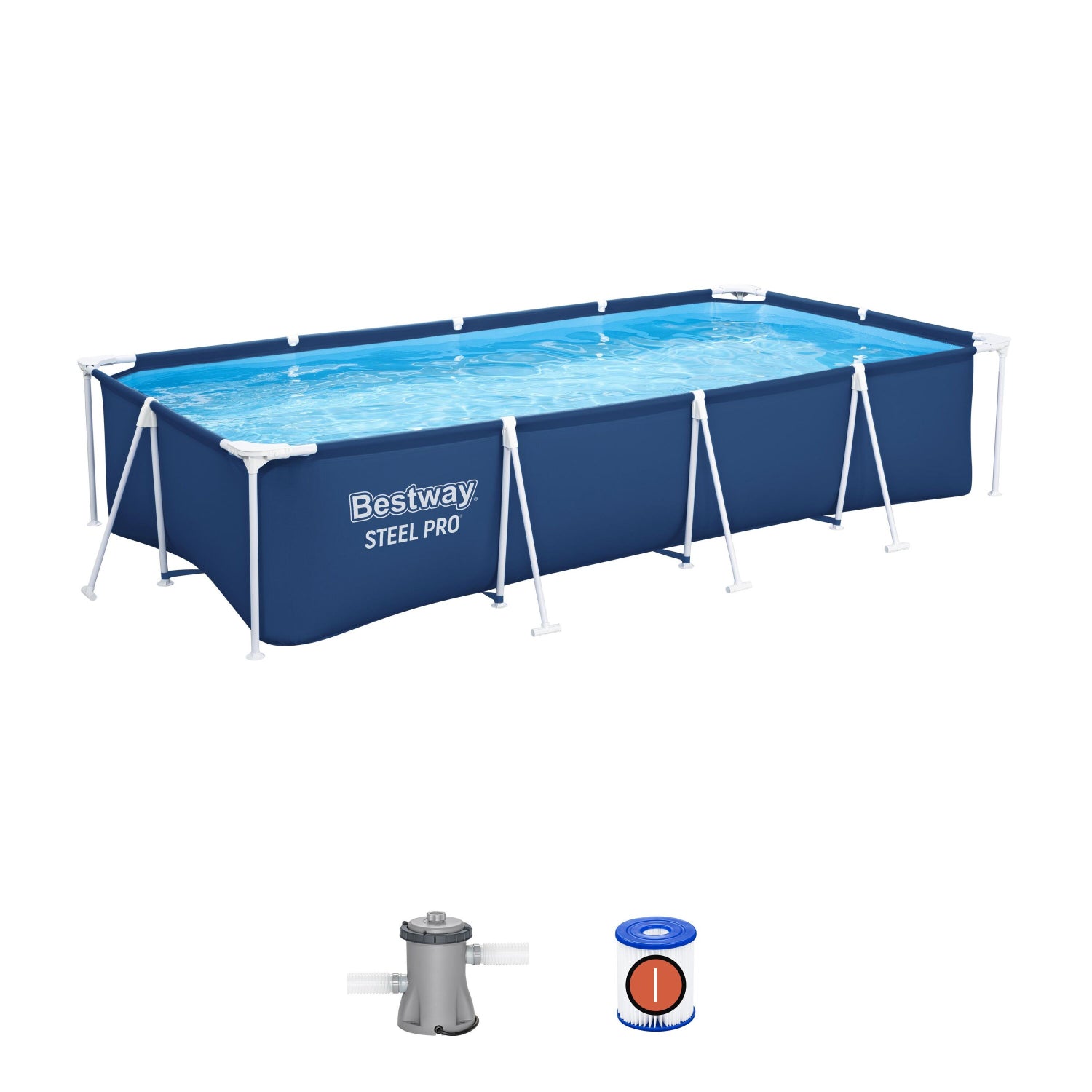 PISCINA TUBOS RECTANGULAR 4.04Mx2.01M