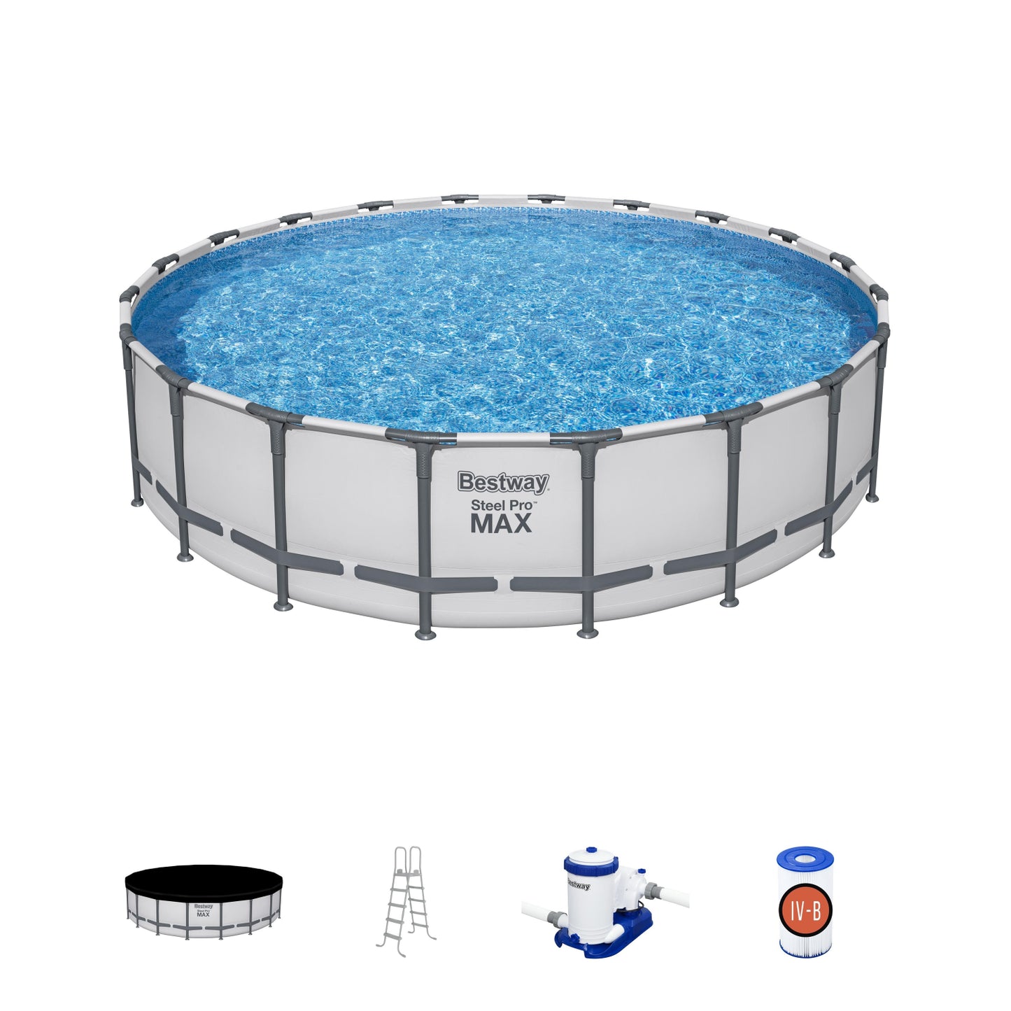 BESTWAY SET PISCINA METAL PRO MAX 20'x52