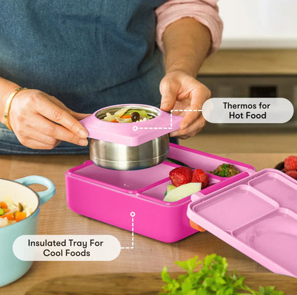 Lonchera Térmica Estilo Bento OmieBox Pixie Rosa 66FC14