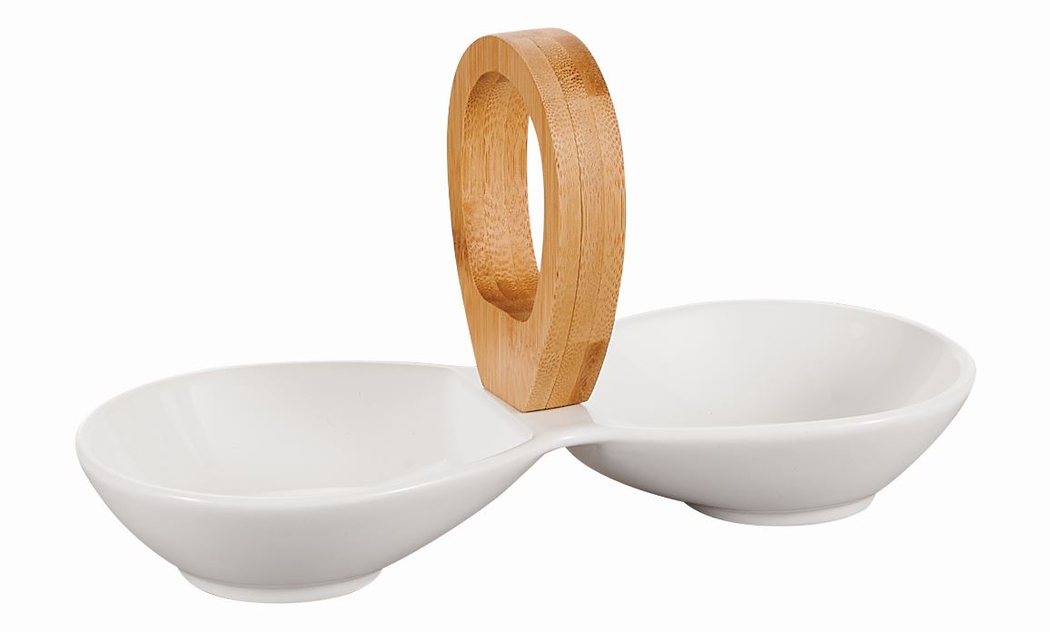Bowl para Aperitivos con Mango Blanco - HJ23924