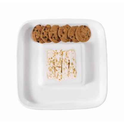 Bandeja para Aperitivos Blanca Premium | Minimalist Series HJ19628