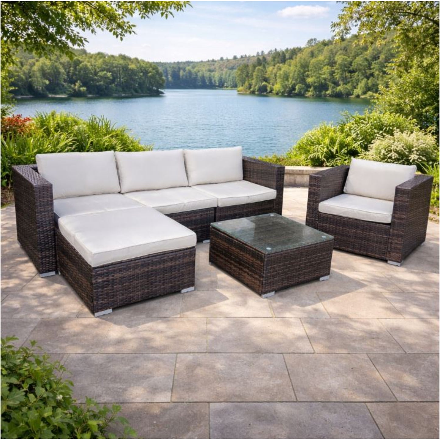 JGO DE PATIO SECC CON SOFA  MESA BLGR