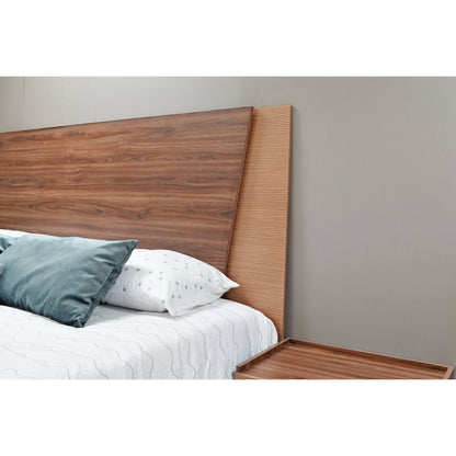 Juego de Cabecera Queen Size Dana Muebles Sinaí con 2 Mesas de Noche