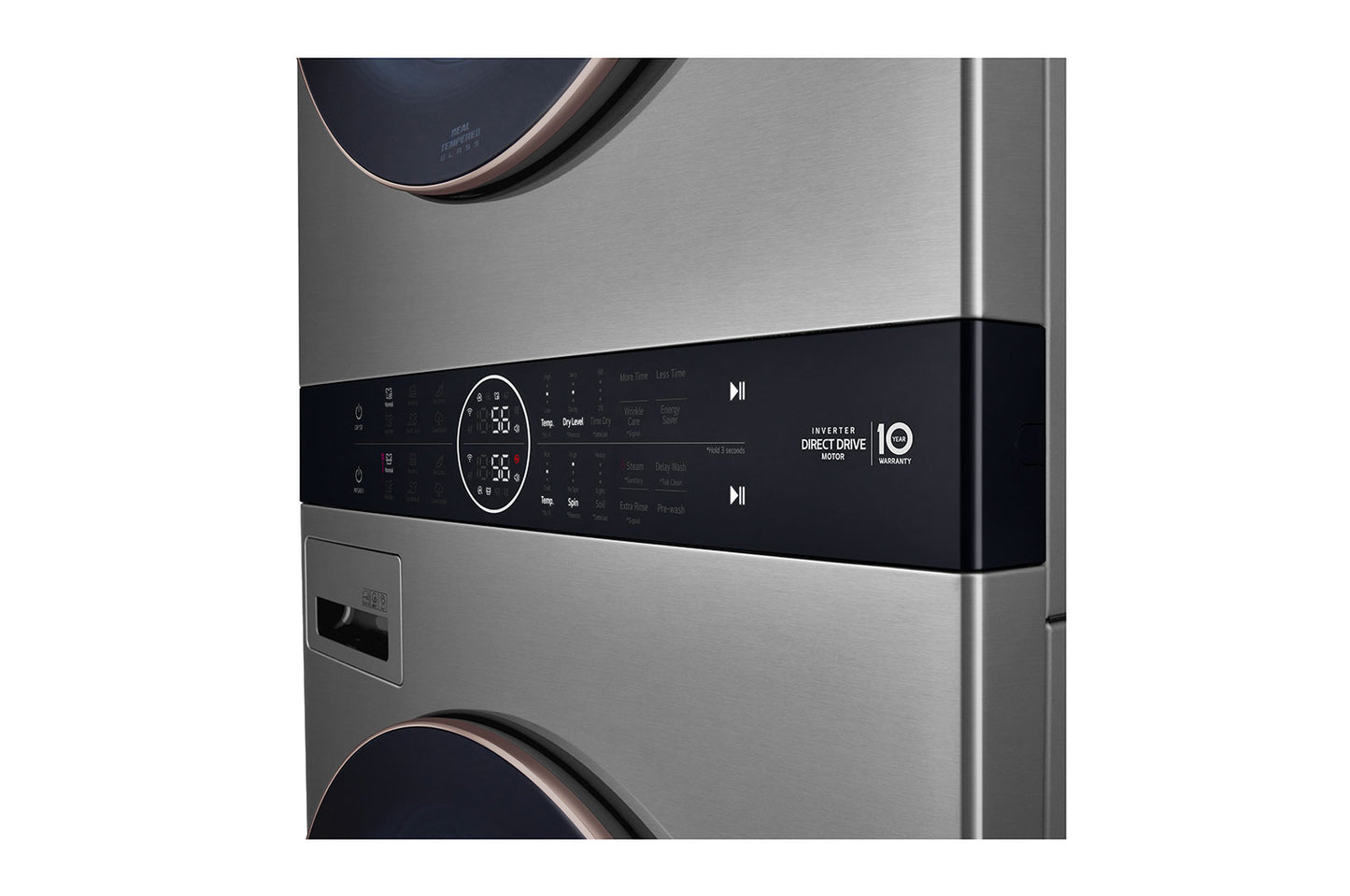 Centro de Lavado LG WashTower WK22VS6PE 22Kg con AI DD ThinQ y Secadora Eléctrica