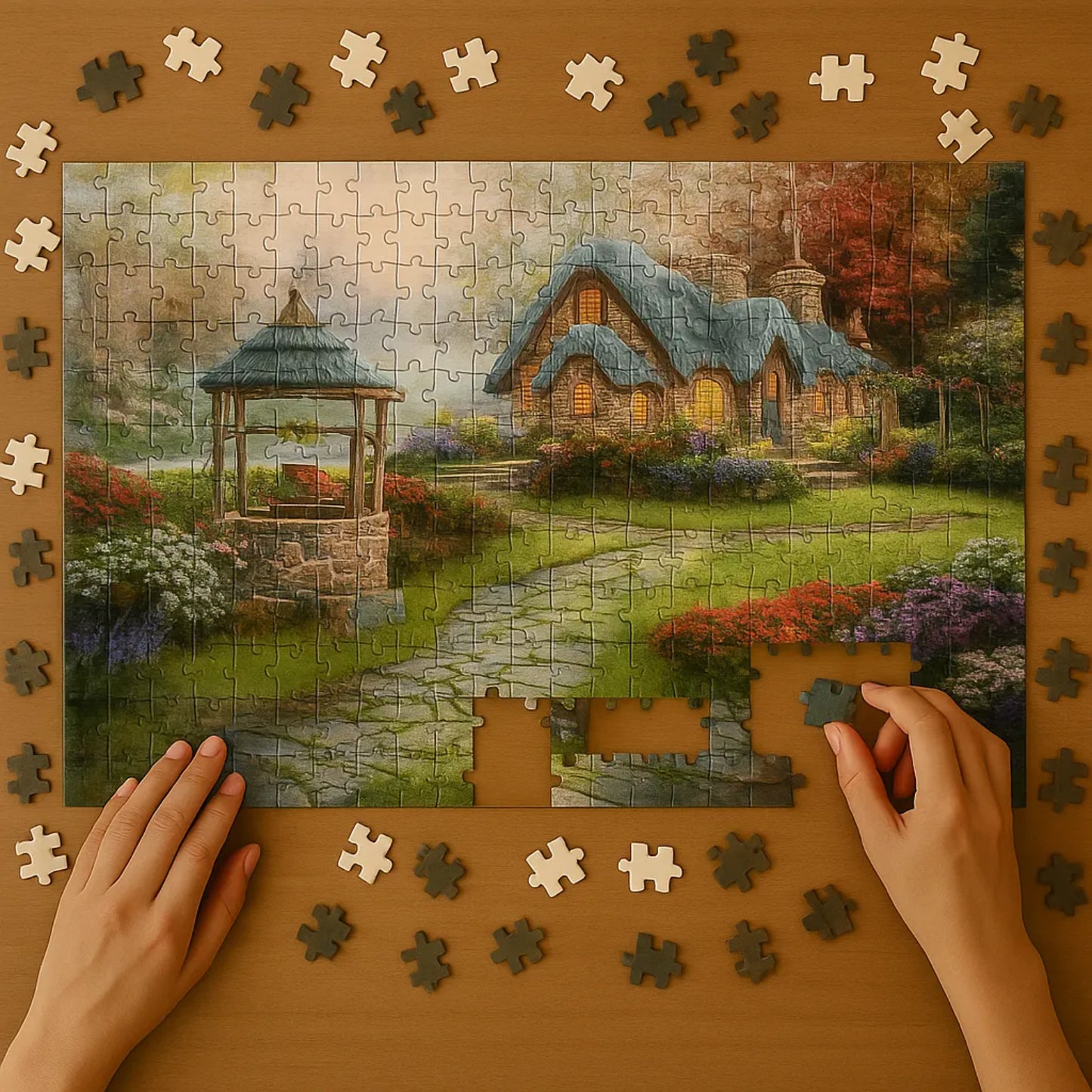 ROMPECABEZAS 1000PZAS MONTAA CABAA