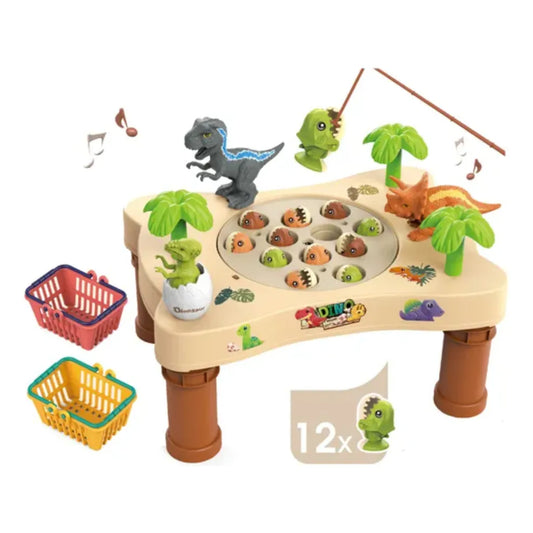 JUEGO MESA PESCA DDINOS ELECTRICA