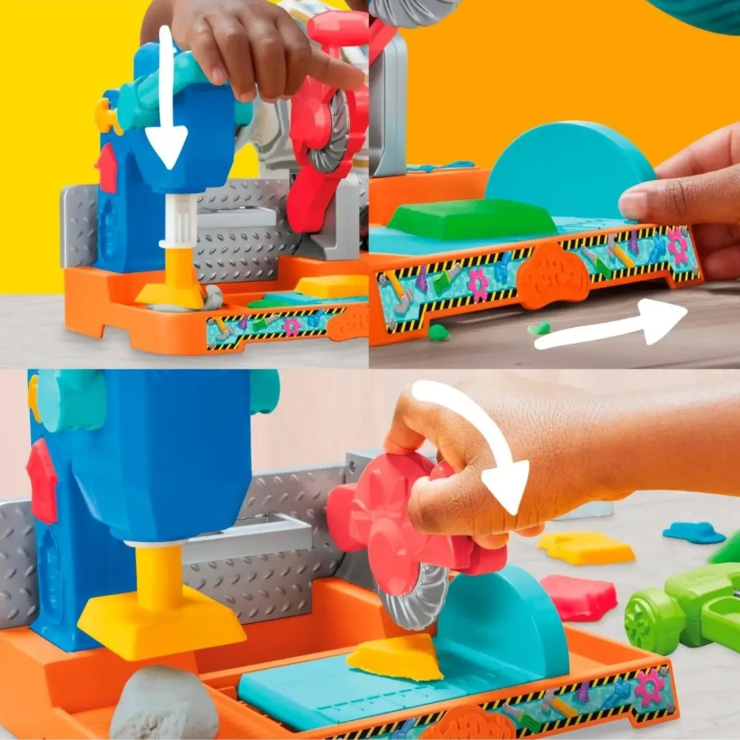 PLAYDOH STAMP &amp; SAW BCO. TOOLS