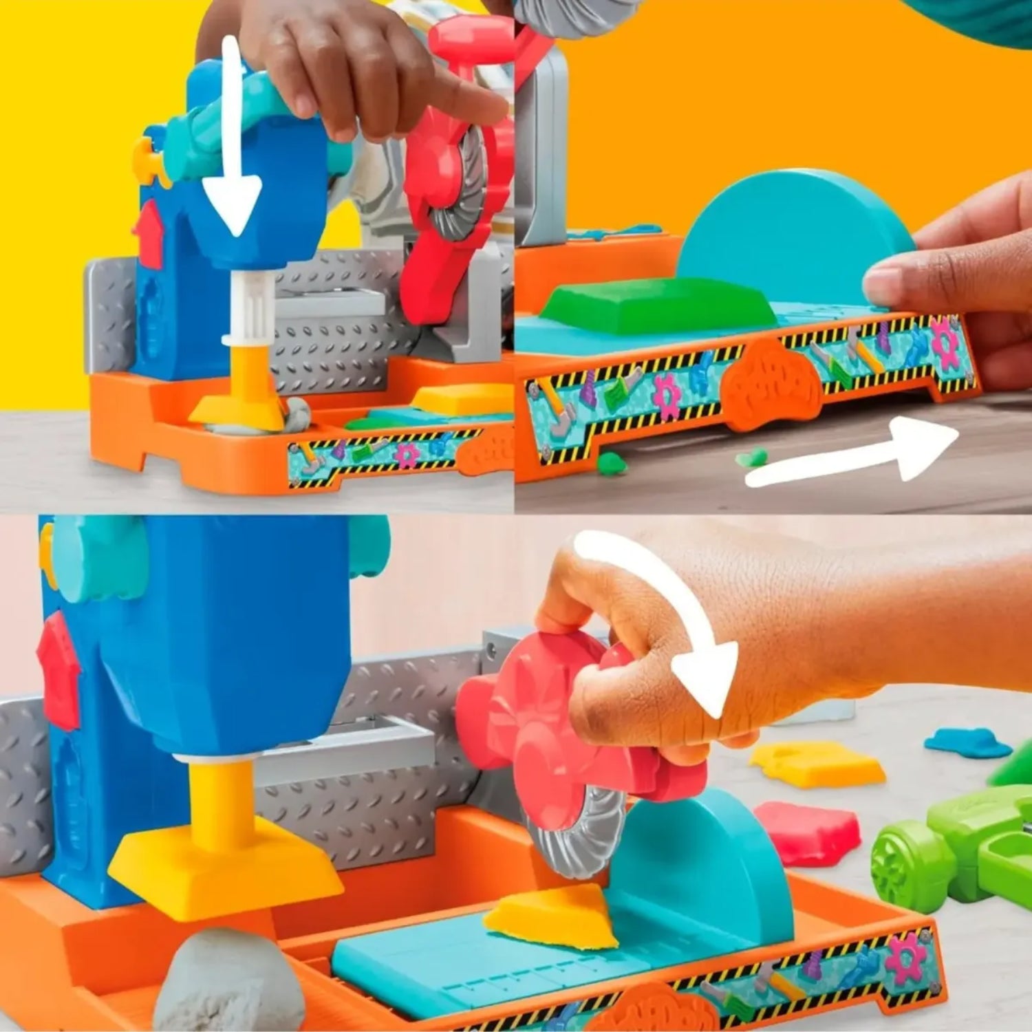 PLAYDOH STAMP &amp; SAW BCO. TOOLS