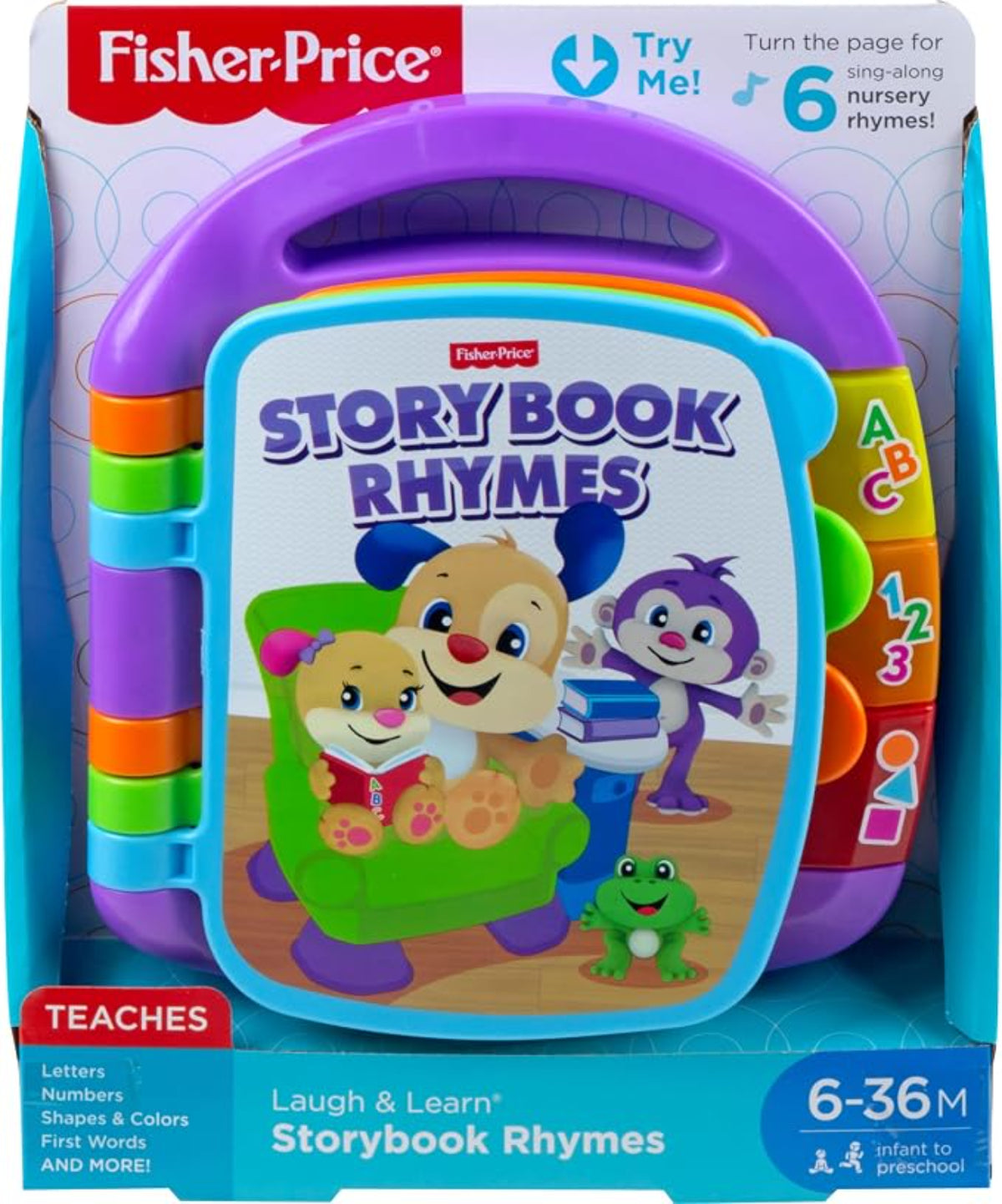 FISHER PRICE LIBRO CUENTOS Y RIMAS