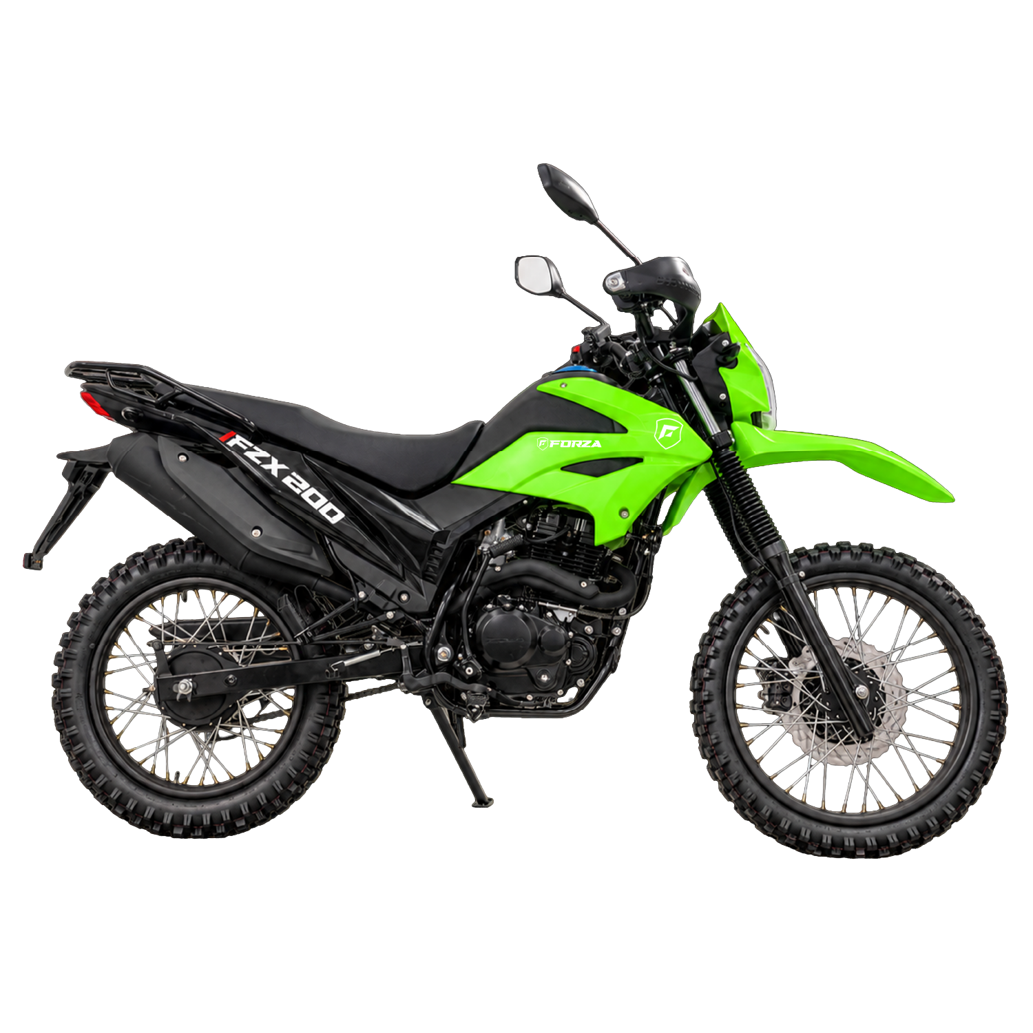MOTOCICLETA FORZA FZX200 VERDE