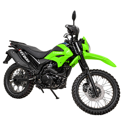 MOTOCICLETA FORZA FZX200 VERDE